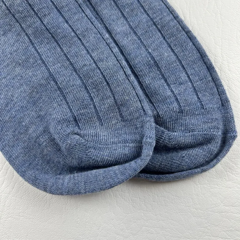 Original Penguin Men’s Blue Ribbed Crew Dress Socks 1 Pair